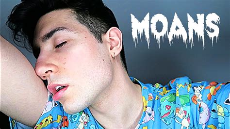 solo moan|ASMR Male moaning and intense whimpering sounds .